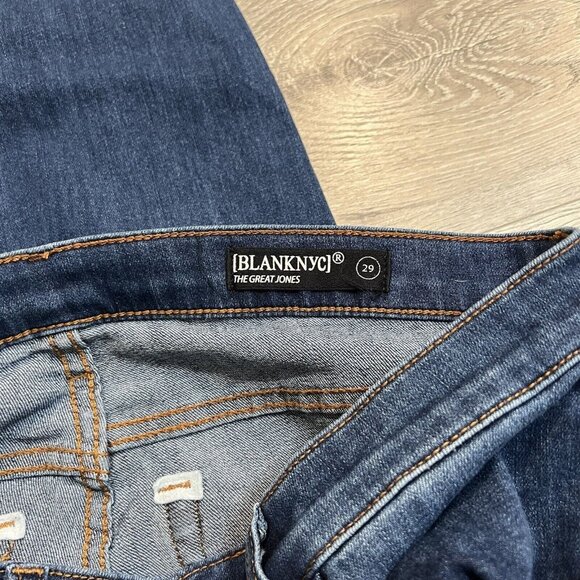 BLANKNYC The Great Jones‎ High Rise Skinny Jeans Womens Size 29 Blue Denim - Picture 6 of 9